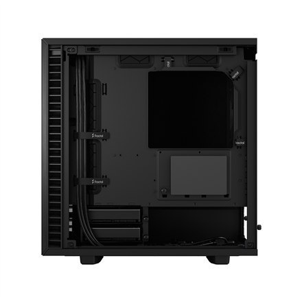 Fractal Design Define 7 Mini Black Solid, mATX, Mini-DTX, Mini ITX, zasilacz w zestawie Nie