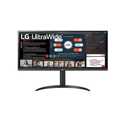LG 34WP550-B 34", IPS, UltraWide Full HD, 2560 x 1080 piksele, 21:9, 5 ms, 200 cd/m², Czarny, Wyjście słuchawkowe, 75 Hz, Liczba LG 34WP550-B 34", IPS, UltraWide Full HD, 2560 x 1080 piksele, 21:9, 5 ms, 200 cd/m², Czarny, Wyjście słuchawkowe, 75 Hz, Liczba
