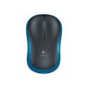 Logitech niebieski, mysz bezprzewodowa,