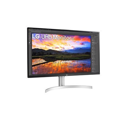 Monitor LG 32UN650P-W 32", IPS, UHD, 3840 x 2160, 16:9, 5 ms, 280 cd/m², 60 Hz, Ilość portów HDMI 2 Monitor LG 32UN650P-W 32", IPS, UHD, 3840 x 2160, 16:9, 5 ms, 280 cd/m², 60 Hz, Ilość portów HDMI 2