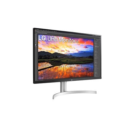 Monitor LG 32UN650P-W 32", IPS, UHD, 3840 x 2160, 16:9, 5 ms, 280 cd/m², 60 Hz, Ilość portów HDMI 2 Monitor LG 32UN650P-W 32", IPS, UHD, 3840 x 2160, 16:9, 5 ms, 280 cd/m², 60 Hz, Ilość portów HDMI 2