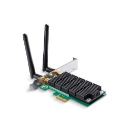 TP-LINK Archer T6E, Dual Band PCI Express Adapter 2.4GHz/5GHz, 802.11ac, 400+867 Mbps, 2xDetachable antennas