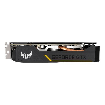 Asus TUF-GTX1650-O4GD6-GAMING NVIDIA, 4 GB, GeForce GTX 1650, GDDR6, PCI Express 3.0, Processor frequency 1410 MHz, DVI-D ports Asus TUF-GTX1650-O4GD6-GAMING NVIDIA, 4 GB, GeForce GTX 1650, GDDR6, PCI Express 3.0, Processor frequency 1410 MHz, DVI-D ports