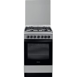 INDESIT Kuchenka IS5G5PHX/E Płyta grzewcza typ gaz, Piekarnik typ elektryczny, Stal nierdzewna, Szerokość 50 cm, Grillowanie, 60