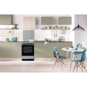 INDESIT Kuchenka IS5G5PHX/E Płyta grzewcza typ gaz, Piekarnik typ elektryczny, Stal nierdzewna, Szerokość 50 cm, Grillowanie, 60