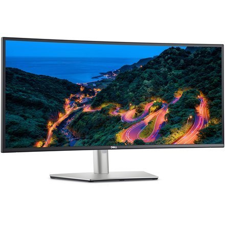 Monitor z zakrzywionym koncentratorem USB-C Dell U3423WE 34,14", IPS, WQHD, 3440 x 1440, 21:9, 5 ms, 300 cd/m², biały, 60 Hz, li Monitor z zakrzywionym koncentratorem USB-C Dell U3423WE 34,14", IPS, WQHD, 3440 x 1440, 21:9, 5 ms, 300 cd/m², biały, 60 Hz, li