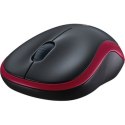 Mysz Logitech M185 Wireless, Nie, Czerwona, Tak, Połączenie bezprzewodowe