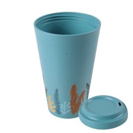 Stoneline Awave Filiżanka do kawy na wynos 21957 Pojemność 0,4 l, Materiał Silikon/rPET, Turkus