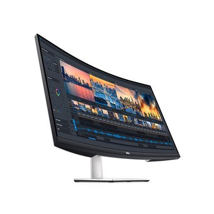 Zakrzywiony monitor Dell S3221QSA 32", VA, UHD, 3840 x 2160, 16:9, 4 ms, 300 cd/m², biały, 60 Hz, liczba portów HDMI 2 Zakrzywiony monitor Dell S3221QSA 32", VA, UHD, 3840 x 2160, 16:9, 4 ms, 300 cd/m², biały, 60 Hz, liczba portów HDMI 2