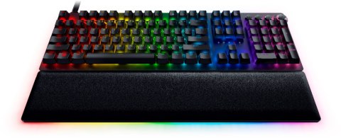 Razer Huntsman V2 Optical Gaming Keyboard Gaming keyboard, RGB LED light, US, Wired, Black, Clicky Purple Switch, Numeric keypad