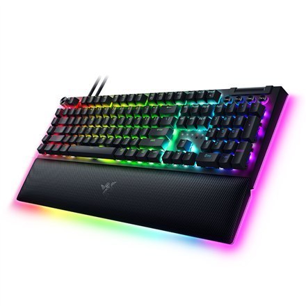 Razer mechaniczna klawiatura do gier BlackWidow V4 Pro RGB LED light, amerykańska, przewodowa, czarna, zielone przełączniki, kla Razer mechaniczna klawiatura do gier BlackWidow V4 Pro RGB LED light, amerykańska, przewodowa, czarna, zielone przełączniki, kla