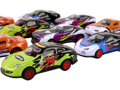 Zestaw Autek Resoraków 1:55 Metal Sportowe 10szt. Zestaw Autek Resoraków 1:55 Metal Sportowe 10szt.
