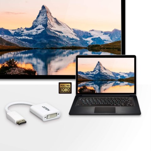 Aten VC965 przejściówka z DisplayPort na DVI Aten VC965 przejściówka z DisplayPort na DVI