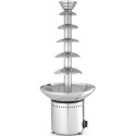 Fontanna do czekolady fondue 6 poziomów stalowa 300 W - Hendi 274163