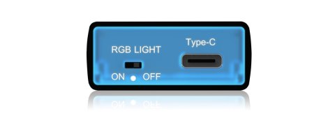 Raidsonic ICY BOX IB-G1826MF-C31 External Type-C gaming enclosure for M.2 NVMe SSD, ARGB Illumination USB 3.1 (Gen 2) Type-C an Raidsonic ICY BOX IB-G1826MF-C31 External Type-C gaming enclosure for M.2 NVMe SSD, ARGB Illumination USB 3.1 (Gen 2) Type-C an