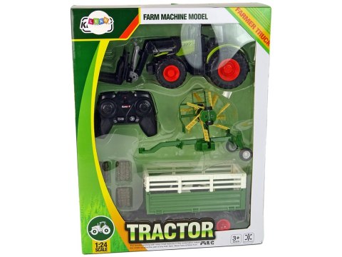 Zestaw Traktor R/C Maszyny Rolnicze 2,4G Zgrabiarka Akcesoria Zestaw Traktor R/C Maszyny Rolnicze 2,4G Zgrabiarka Akcesoria