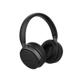 Energy Sistem Power Radio - Zestaw słuchawkowy Bluetooth z radiem FM Nauszny, Wbudowany mikrofon, Czarny, Bezprzewodowy