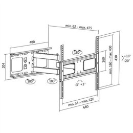 Logilink BP0028 Uchwyt ścienny TV, 37