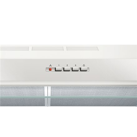 Okap Bosch DUL63CC20 Seria 4 do zabudowy, klasa efektywności energetycznej D, szerokość 60 cm, 350 m³/h, mechaniczny, biały, LED Okap Bosch DUL63CC20 Seria 4 do zabudowy, klasa efektywności energetycznej D, szerokość 60 cm, 350 m³/h, mechaniczny, biały, LED