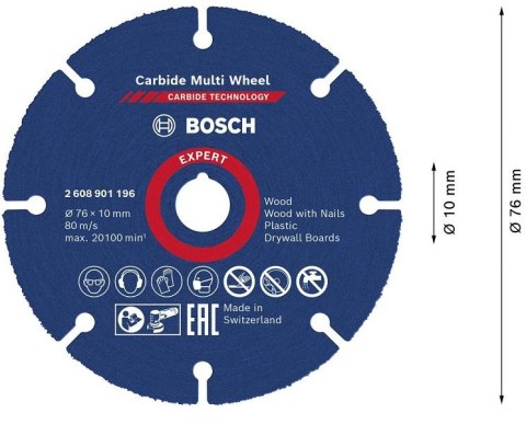 TARCZA EXPERT CMW 79*10MM TARCZA EXPERT CMW 79*10MM
