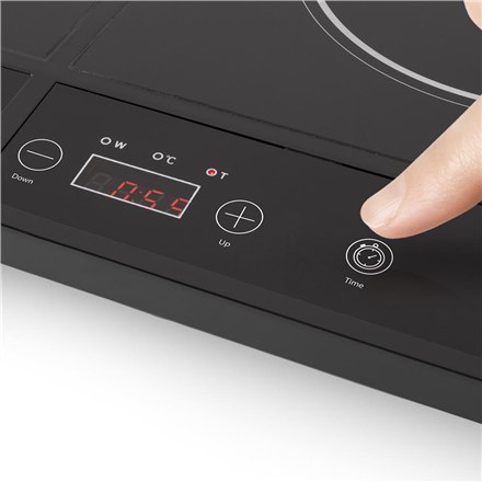 Tristar Induction table hob IK-6179 Number of burners/cooking zones 2, Digital, Black, Induction Tristar Induction table hob IK-6179 Number of burners/cooking zones 2, Digital, Black, Induction