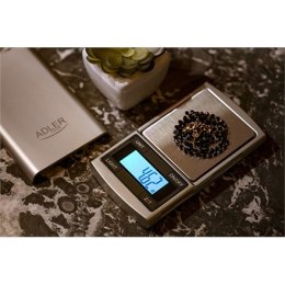 Adler Precision Scale AD 3168 Dokładność 0,01 g, srebrny