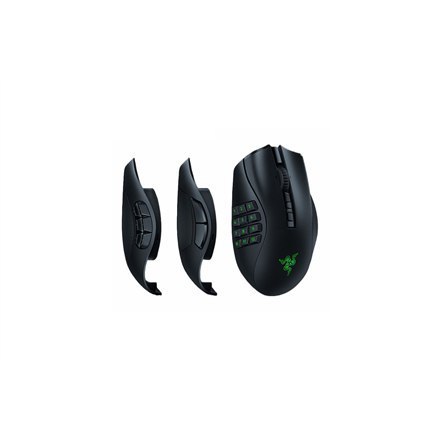 Razer Naga V2 Pro Gaming Mouse, oświetlenie LED RGB, 2.4GHz, Bluetooth, bezprzewodowa, czarna Razer Naga V2 Pro Gaming Mouse, oświetlenie LED RGB, 2.4GHz, Bluetooth, bezprzewodowa, czarna