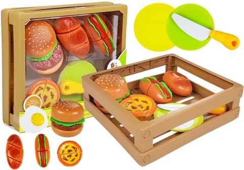 Zestaw Do Krojenia Burger na Rzepy w Skrzyni Zestaw Do Krojenia Burger na Rzepy w Skrzyni
