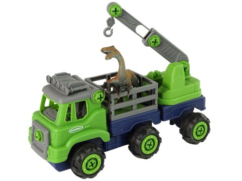 Ciężarówka Transport Dinozaury Dźwig Wkrętarka Śrubokręt Do Rozkręcania Ciężarówka Transport Dinozaury Dźwig Wkrętarka Śrubokręt Do Rozkręcania