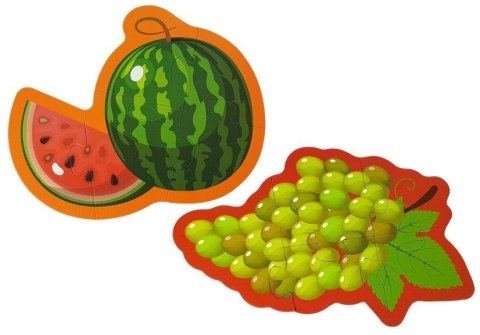 Puzzle Edukacyjne Dla Niemowląt Owoce 5 Części 40 Elementów Puzzle Edukacyjne Dla Niemowląt Owoce 5 Części 40 Elementów