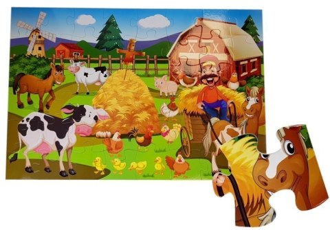 Puzzle Układanka Farma Zwierzęta 48 elem Puzzle Układanka Farma Zwierzęta 48 elem