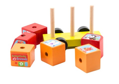 Drewniany Mini Bus Szczęśliwe Zwierzątka Sorter Klocki LM-10 13197 Drewniany Mini Bus Szczęśliwe Zwierzątka Sorter Klocki LM-10 13197