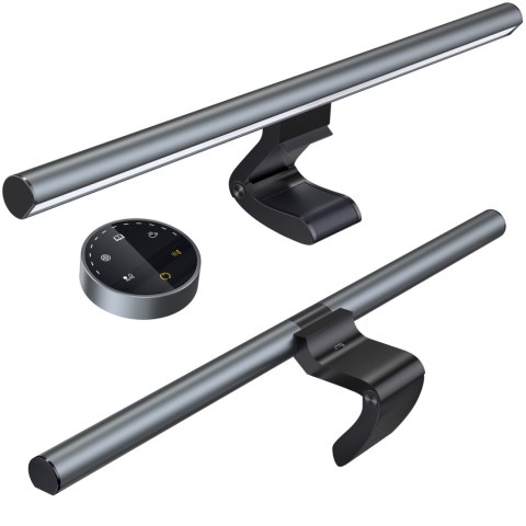 Bezprzewodowa lampka LED oświetlenie na ekran monitor Elesense czarny - ZESTAW 2szt. Bezprzewodowa lampka LED oświetlenie na ekran monitor Elesense czarny - ZESTAW 2szt.