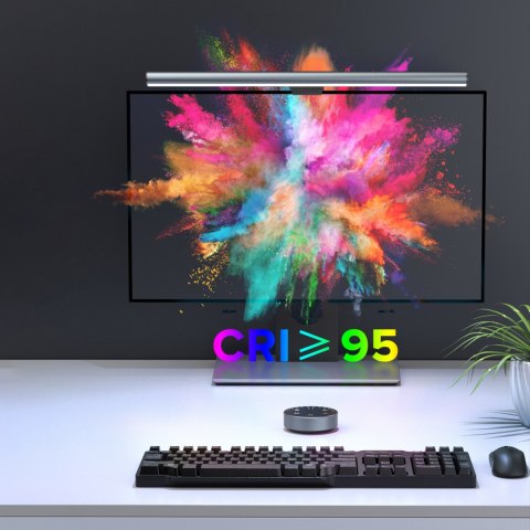 Bezprzewodowa lampka LED oświetlenie na ekran monitor Elesense czarny - ZESTAW 2szt. Bezprzewodowa lampka LED oświetlenie na ekran monitor Elesense czarny - ZESTAW 2szt.