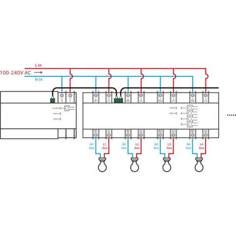 Inteligentny przełącznik miernik zużycia prądu mocy WiFi Ethernet SPM-4Relay Inteligentny przełącznik miernik zużycia prądu mocy WiFi Ethernet SPM-4Relay