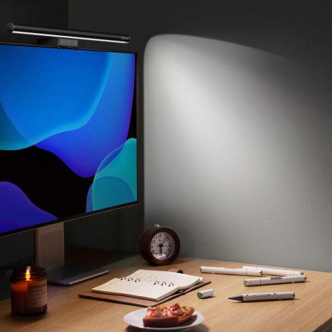 Lampka LED na monitor ekran do pulpitu oświetlenie ekranu czarny i-wok2 Lampka LED na monitor ekran do pulpitu oświetlenie ekranu czarny i-wok2