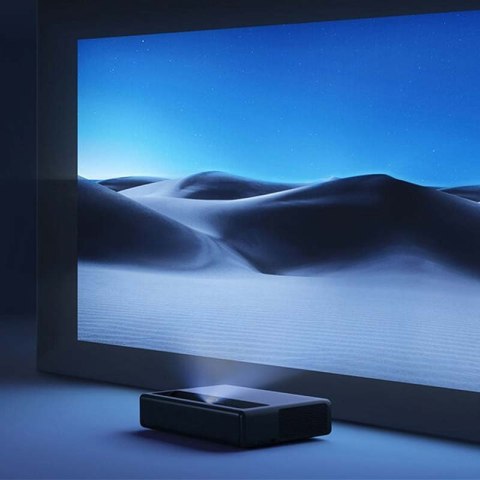 Xiaomi 4K Laser Projector Mi 4K UHD (3840 x 2160), 1600 ANSI lumenów, czarny Xiaomi 4K Laser Projector Mi 4K UHD (3840 x 2160), 1600 ANSI lumenów, czarny