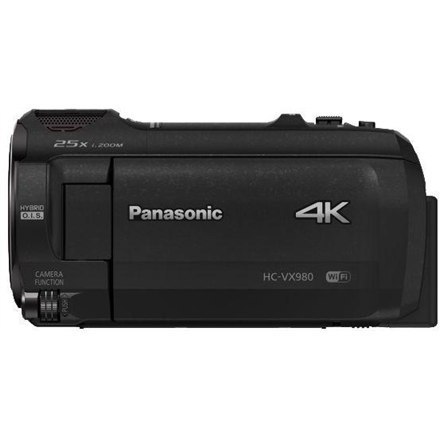 Panasonic HC-VX980EP-K 3840 x 2160 pixels, Digital zoom 60/1500 x, Black, Wi-Fi, LCD, Image stabilizer, Optical zoom 20 x, 3.0 "