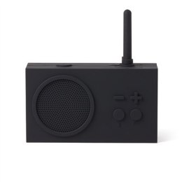 Radio FM i głośnik bezprzewodowy LEXON TYKHO3 Przenośny, Połączenie bezprzewodowe, Pure Black, Bluetooth