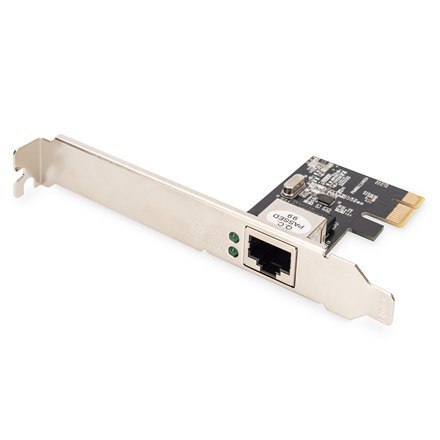 Digitus Gigabit Ethernet PCI Express Card 32-bit, wspornik niskoprofilowy, Realtek RTL8111H DN-10130-1 Digitus Gigabit Ethernet PCI Express Card 32-bit, wspornik niskoprofilowy, Realtek RTL8111H DN-10130-1