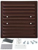 KRATKA METALOWA 150*150MM UCHWYT ROZPRĘŻNY BRĄZOWA
