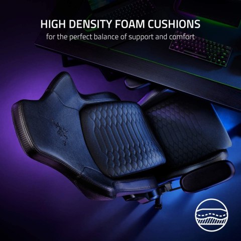 Razer Premium Gaming Chair with Lumbar Support Iskur Black Razer Premium Gaming Chair with Lumbar Support Iskur Black