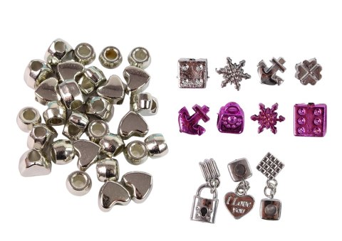 Zestaw Do Robienia Bransoletek DIY Charmsy Biżuteria Zestaw Do Robienia Bransoletek DIY Charmsy Biżuteria
