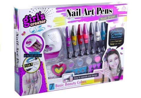 Zestaw Do Manicure Pisaki Suszarka Do Paznokci Zestaw Do Manicure Pisaki Suszarka Do Paznokci