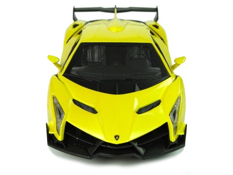 Auto Sportowe R/C 1:24 Lamborghini Veneno Żółte 2.4 G Światła Auto Sportowe R/C 1:24 Lamborghini Veneno Żółte 2.4 G Światła