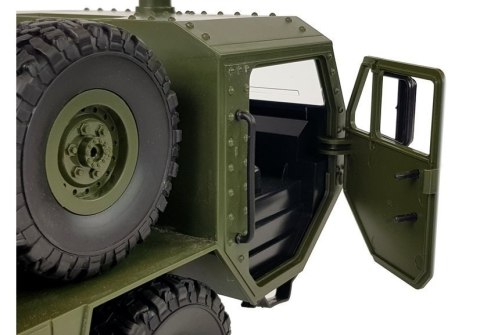 Auto Wojskowe Zdalnie Sterowane 47 cm Transporter Terenowy 6 Kół R/C Auto Wojskowe Zdalnie Sterowane 47 cm Transporter Terenowy 6 Kół R/C