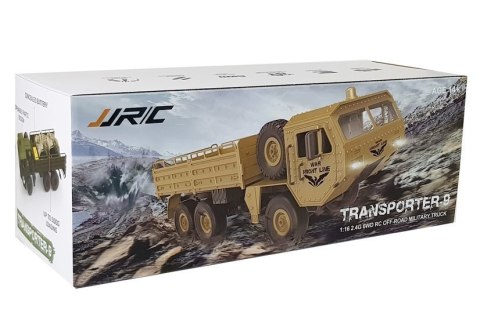 Auto Wojskowe Zdalnie Sterowane 47 cm Transporter Terenowy 6 Kół R/C Auto Wojskowe Zdalnie Sterowane 47 cm Transporter Terenowy 6 Kół R/C