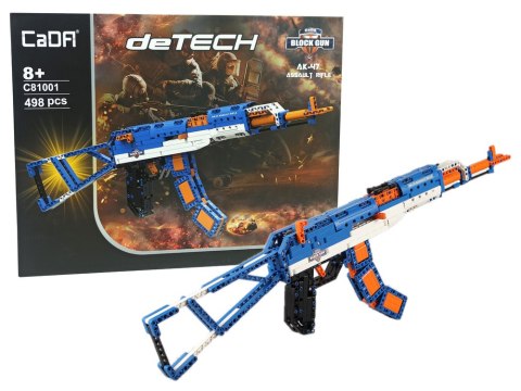 Karabin Assault Rifle AK-47 z Klocków CADA 498 Elementów Karabin Assault Rifle AK-47 z Klocków CADA 498 Elementów