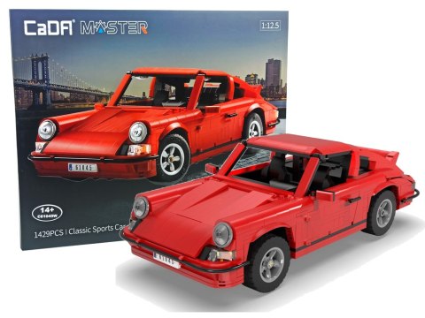 Klocki Konstrukcyjne Auto Sportowe Czerwone CADA 3236 Elementów Klocki Konstrukcyjne Auto Sportowe Czerwone CADA 3236 Elementów