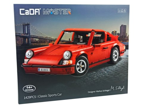 Klocki Konstrukcyjne Auto Sportowe Czerwone CADA 3236 Elementów Klocki Konstrukcyjne Auto Sportowe Czerwone CADA 3236 Elementów